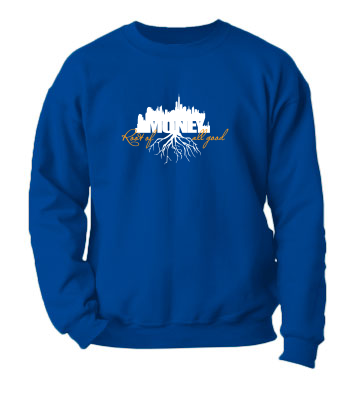 Money: Root of all Good (Skyline) - Crewneck Sweatshirt