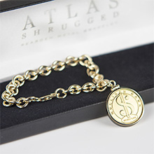Official Galt's Gulch Coin Bracelet (7.5" length)