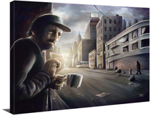 Who is John Galt? (16"x20" or 24"x30" Gallery Wrapped Canvas Painting) - SPECIAL ORDER (Ships in 7-10 days)