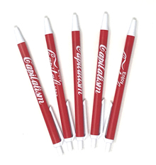 Pack of 5 "Enjoy Capitalism" Click Pens
