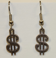 Dollar Sign Earrings