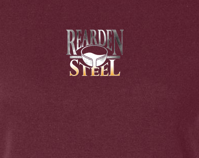 Rearden Steel (Pouring Metal) - Full-Color Ladies' Tee (Small Centered Logo)
