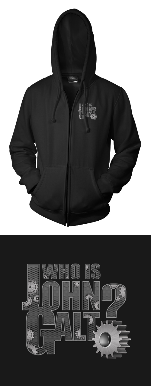 Who is John Galt? (Gear) - Full-Color Zippered Hoodie