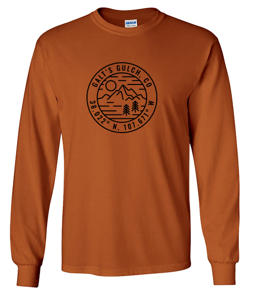 Galt's Gulch, CO (Coordinates) - Long Sleeve Tee