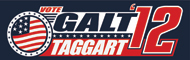 Galt Taggart Flag Sticker (10" wide)