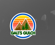 Galt's Gulch Circle Sticker (3" or 5" wide)