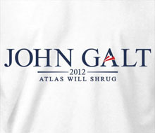 John Galt 2012 (Atlas Will Shrug) - White Shirt