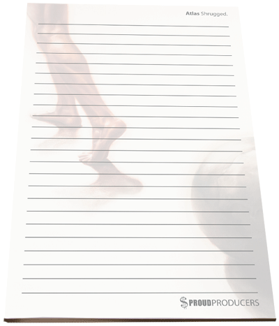 proudproducers com atlas shrugged stationery notepad 8 5 x 5 5