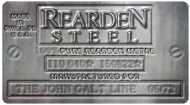 Rearden Metal Plate Sticker (3" or 6" wide)