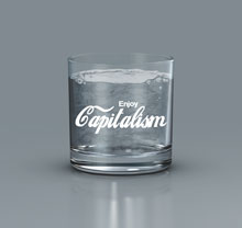 Enjoy Capitalism 11oz Whiskey/Rocks Glass