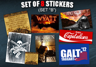 Set of 8 Stickers (Set "B")
