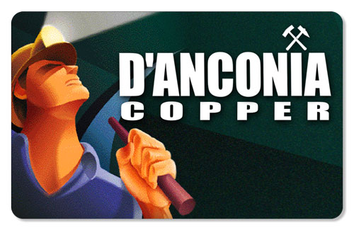 d'Anconia Copper (Art Deco) - Indoor Sticker