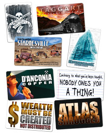 8-Pack of Indoor Stickers