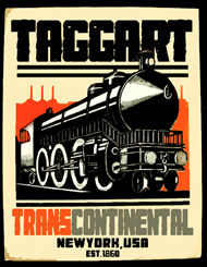 Taggart Poster Sticker (6" tall)