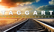 Taggart Transcontinental Tracks Sticker (6" wide)