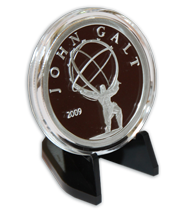 Display Easel for Silver or Gold John Galt Coins