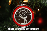Ornament Holder for Silver and Copper Medallions