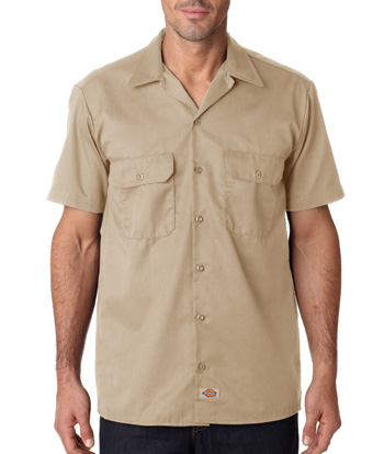 Men's Short Sleeve Dickies Work Shirt