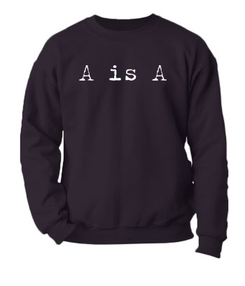 A is A (Typewriter) - Crewneck Sweatshirt