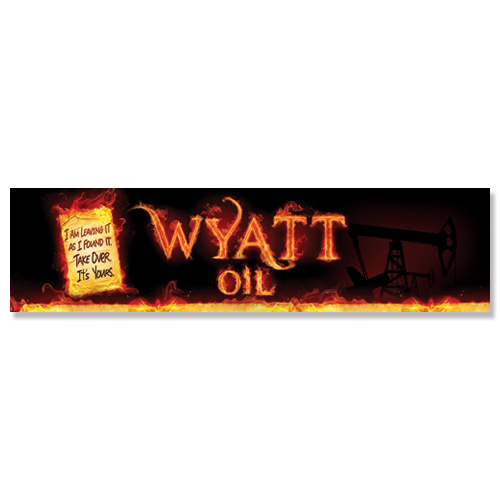 Wyatt Oil Bookmark