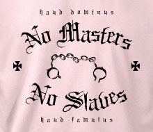 No Masters No Slaves - Ladies' Tee