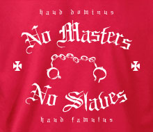 No Masters No Slaves - Hoodie