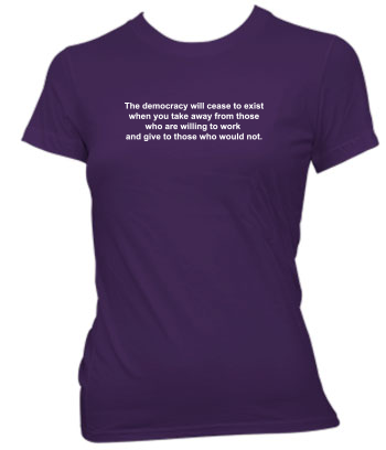 The Democracy Will Cease to Exist - Ladies' Tee