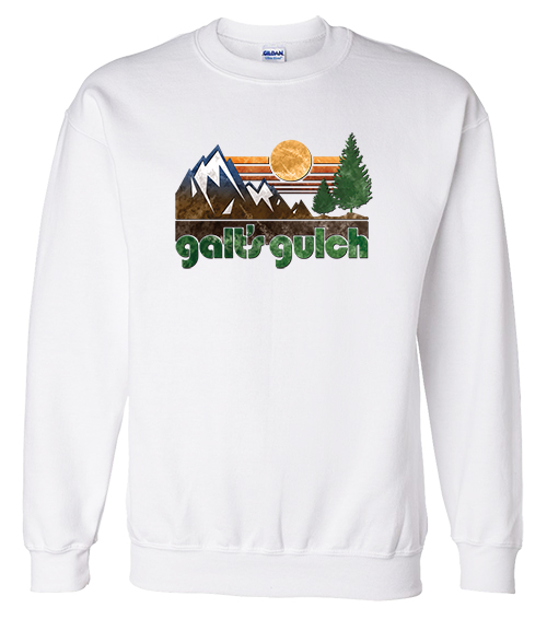 Galt's Gulch (Sunrise) - Full-Color Crewneck Sweatshirt