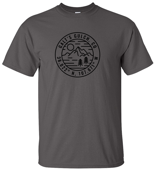 Galt's Gulch, CO (Coordinates) - T-Shirt