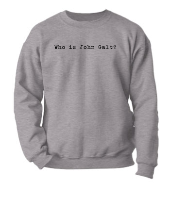 Who is John Galt? (Typewriter) - Crewneck Sweatshirt