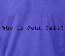 Who is John Galt? (Typewriter) - Ladies' Tee