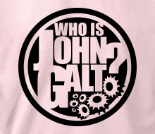 Who is John Galt? (Circle w/Gear) - Ladies' Tee