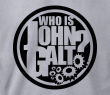Who is John Galt? (Circle w/Gear) - Crewneck Sweatshirt