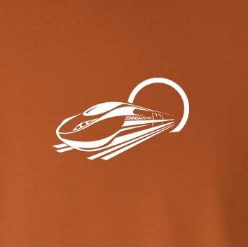 John Galt Line (Fast Train) - T-Shirt (Small Corner Print)