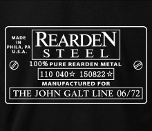 Rearden Metal (Serial Number Plate) - Long Sleeve Tee
