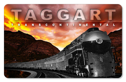 Taggart Transcontinental (Train) - Indoor Sticker