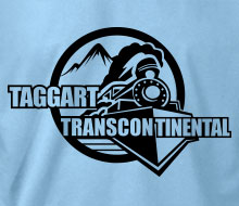 Taggart Transcontinental (Circle w/Train) - Long Sleeve Tee